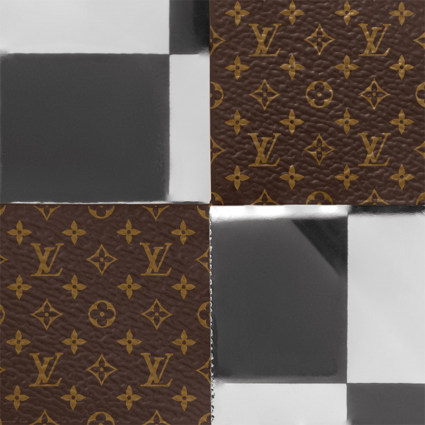 logo-stamp leather crossbody generous bag Braun